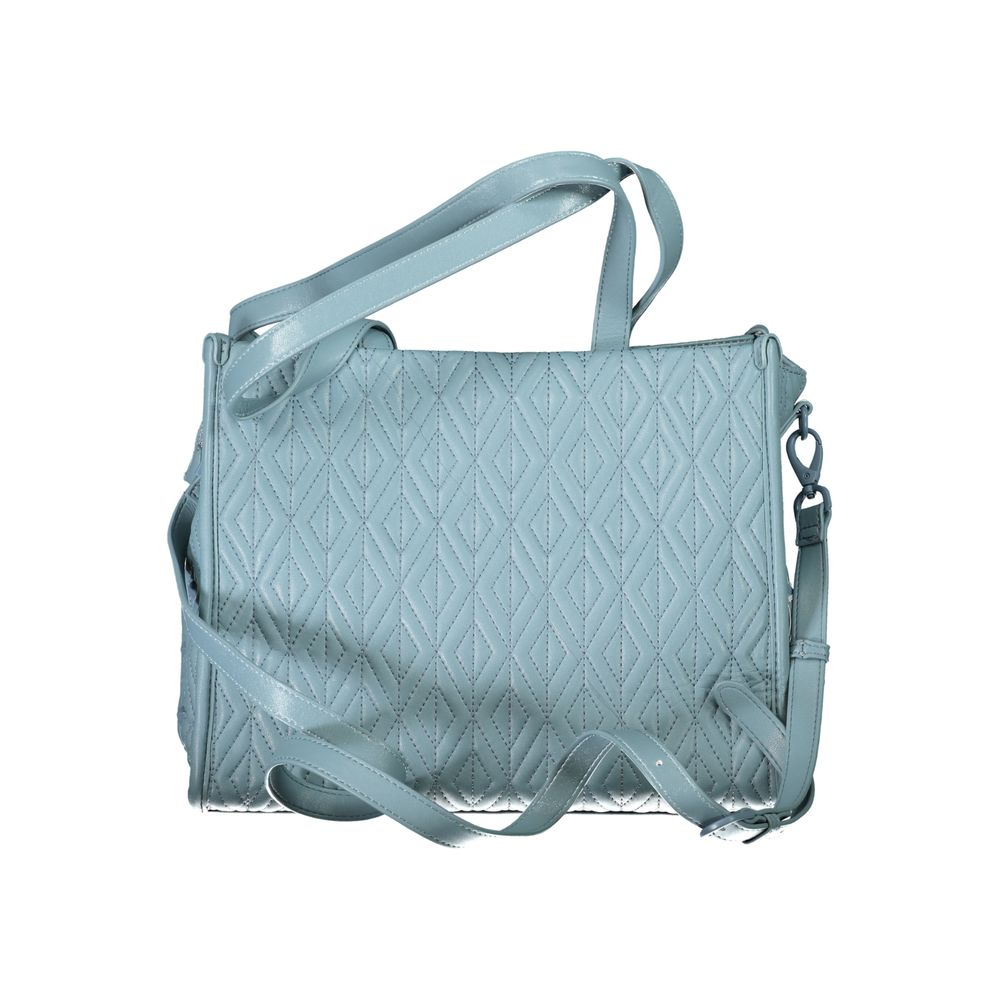 Mario Valentino Blue Polyester Handbag