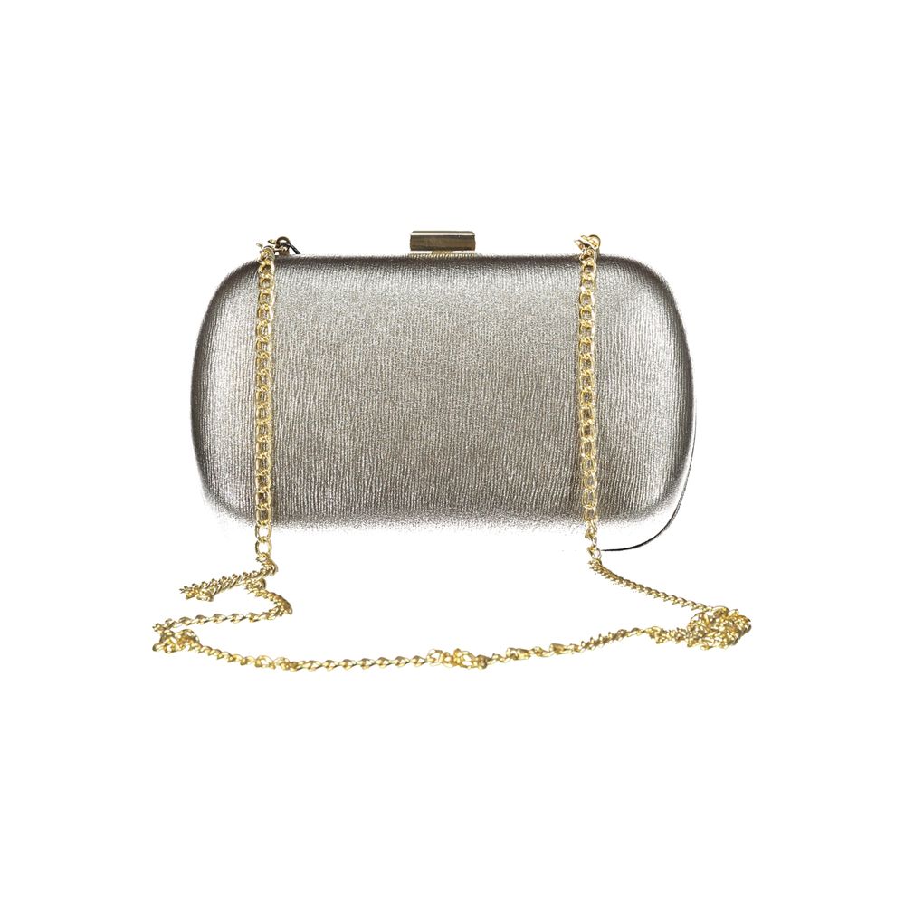 Mario Valentino Gray Polyethylene Handbag