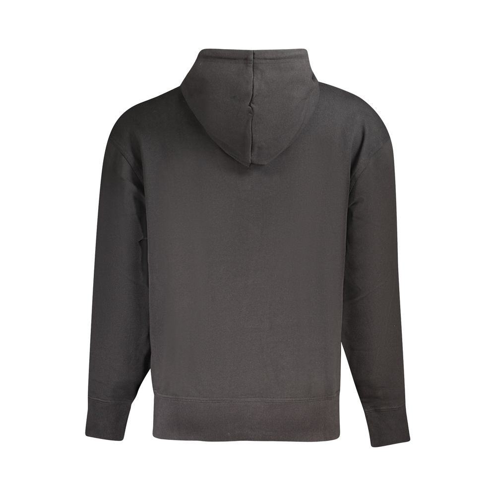 Hugo Boss Črn bombažni pulover