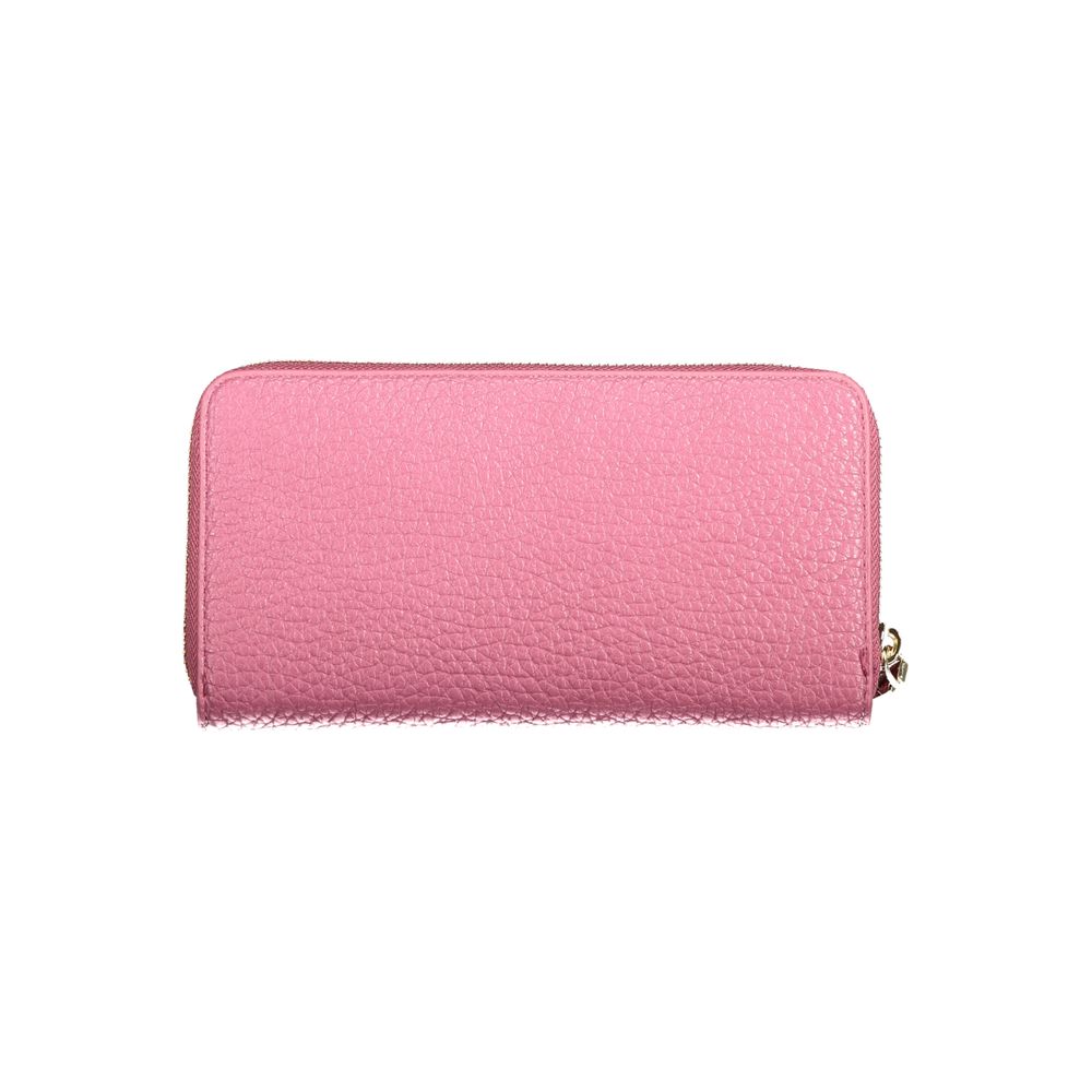 Mario Valentino Pink Polyethylene Wallet