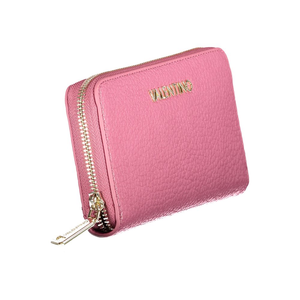 Mario Valentino Pink Polyethylene Wallet