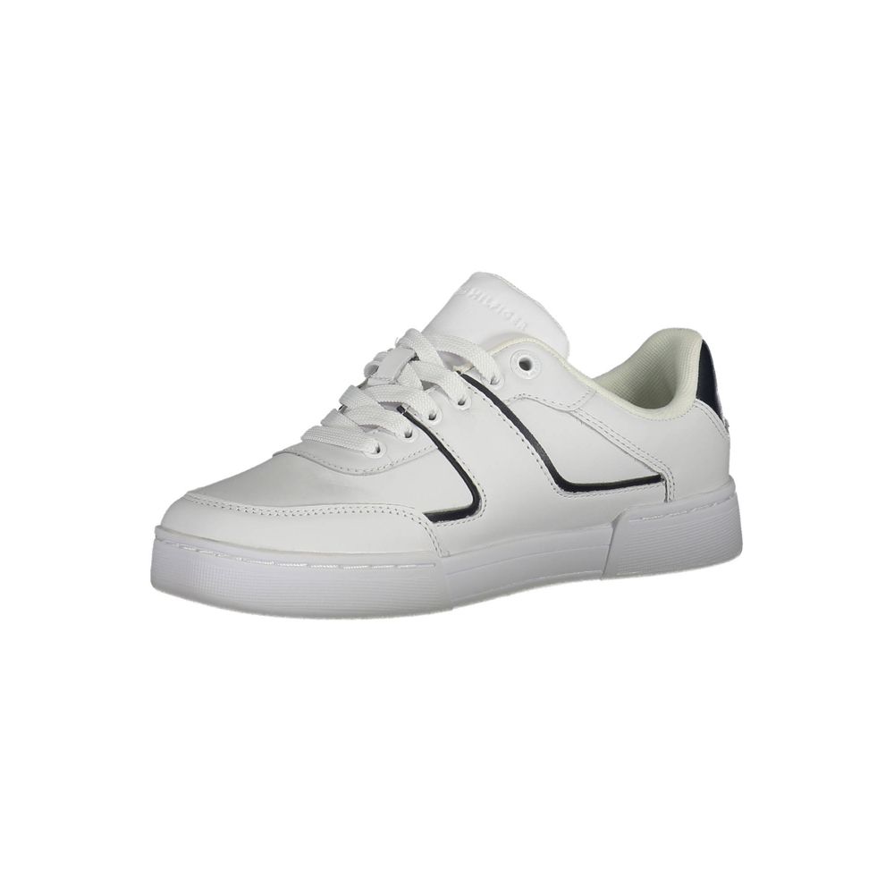 Tommy Hilfiger White Polyester Sneaker