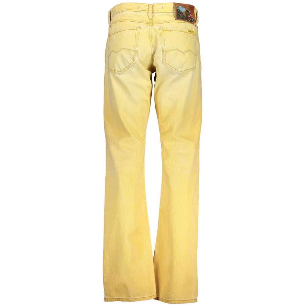 Meltin'Pot Yellow Cotton Jeans & Pant