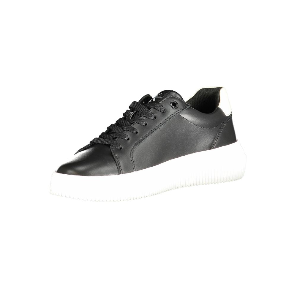 Calvin Klein Črni poliester Sneaker