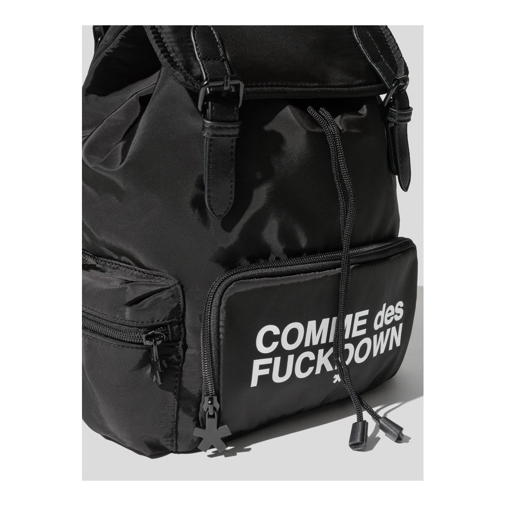 Comme Des Fuckdown Black Nylon Backpack