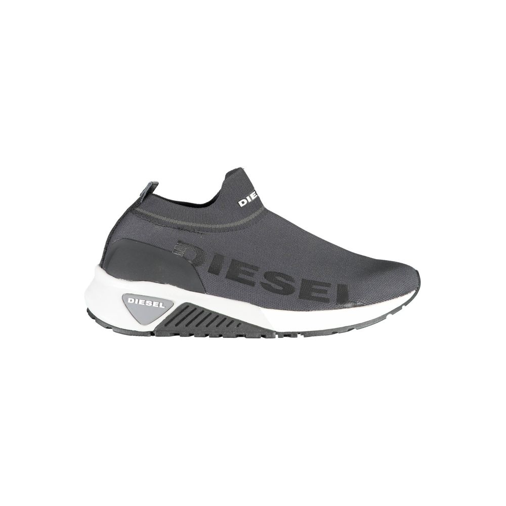 Diesel Black Polyester Sneaker