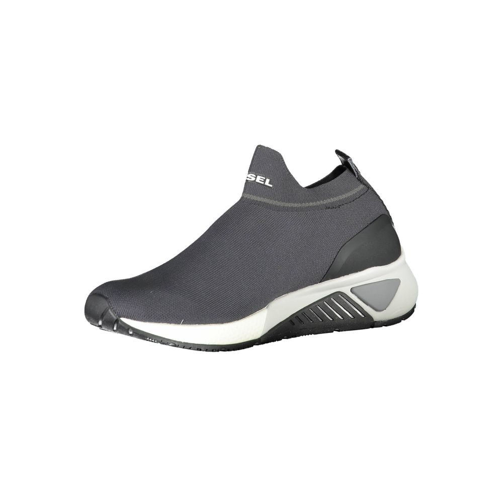 Diesel Black Polyester Sneaker