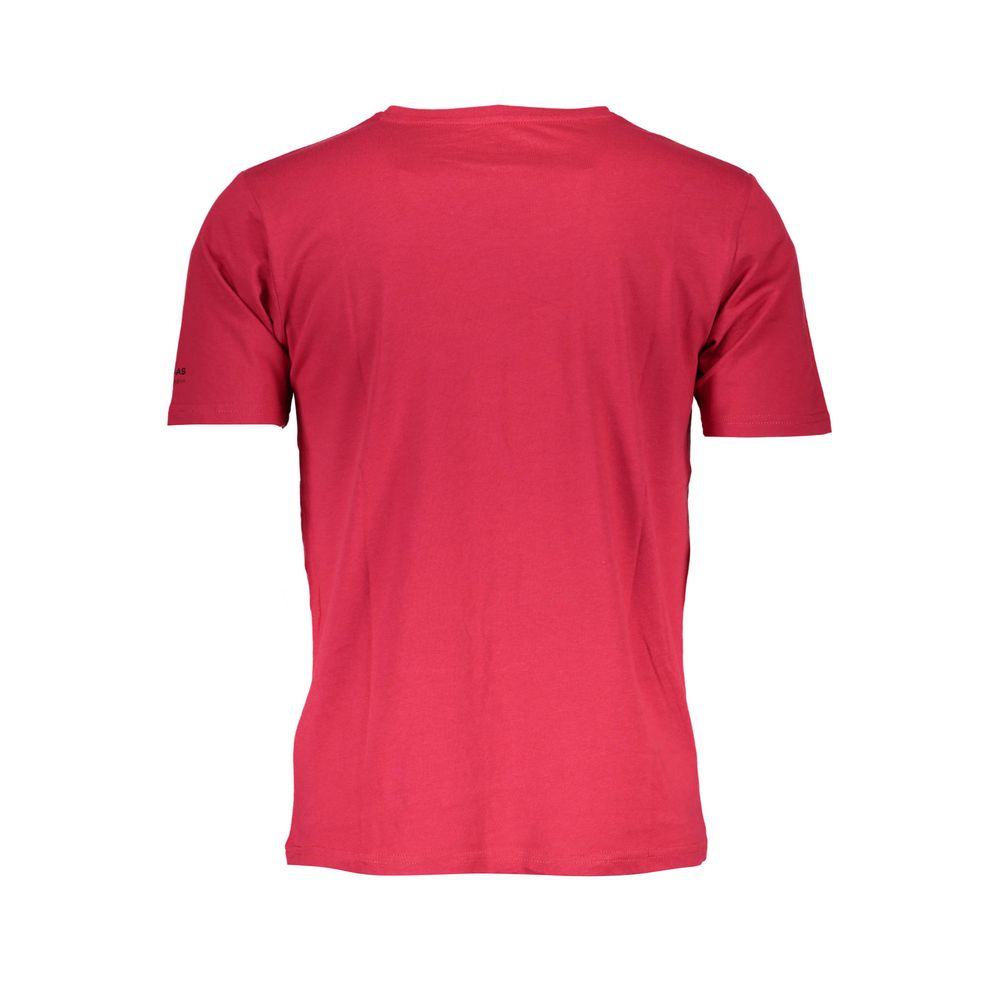 Gas Red Cotton T-Shirt