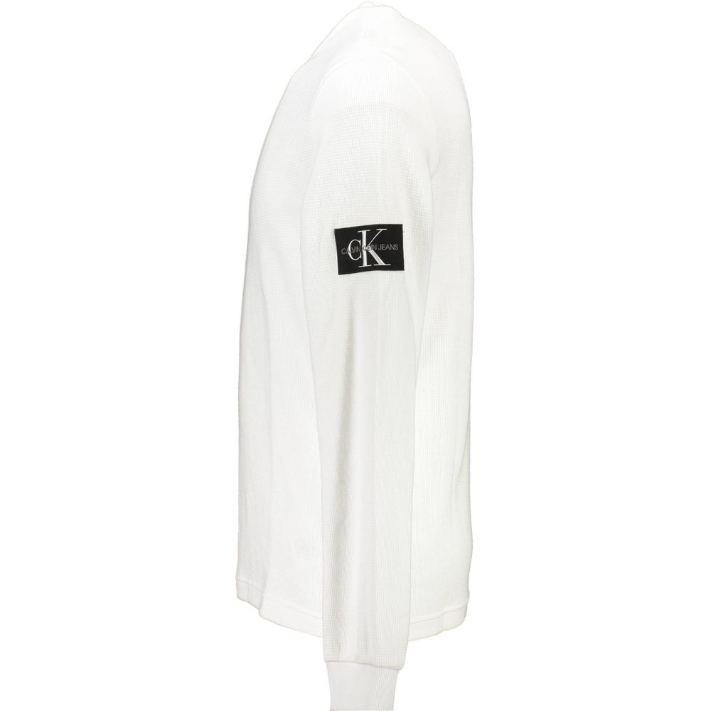 Calvin Klein White Cotton Sweater