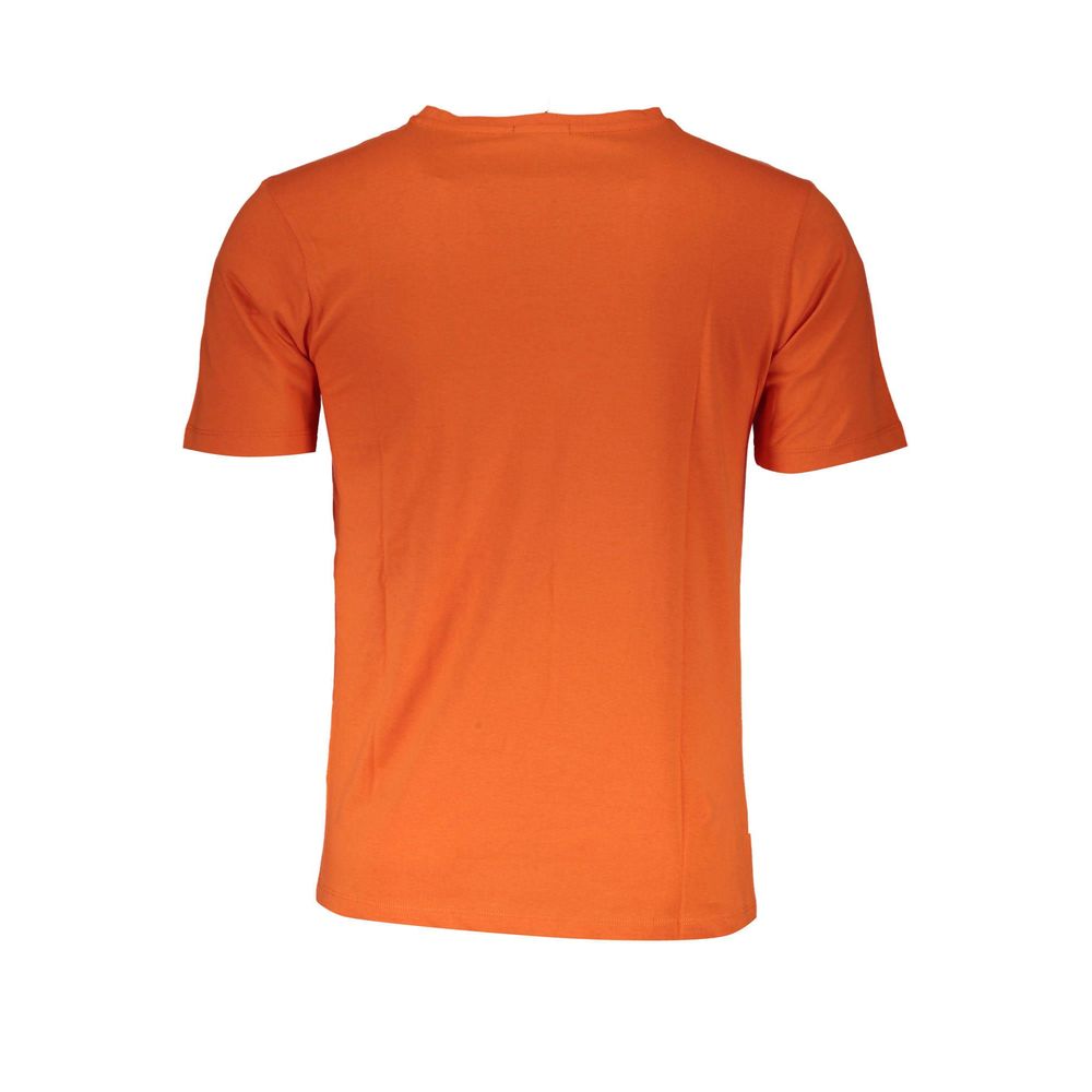 Gas Orange Cotton T-Shirt
