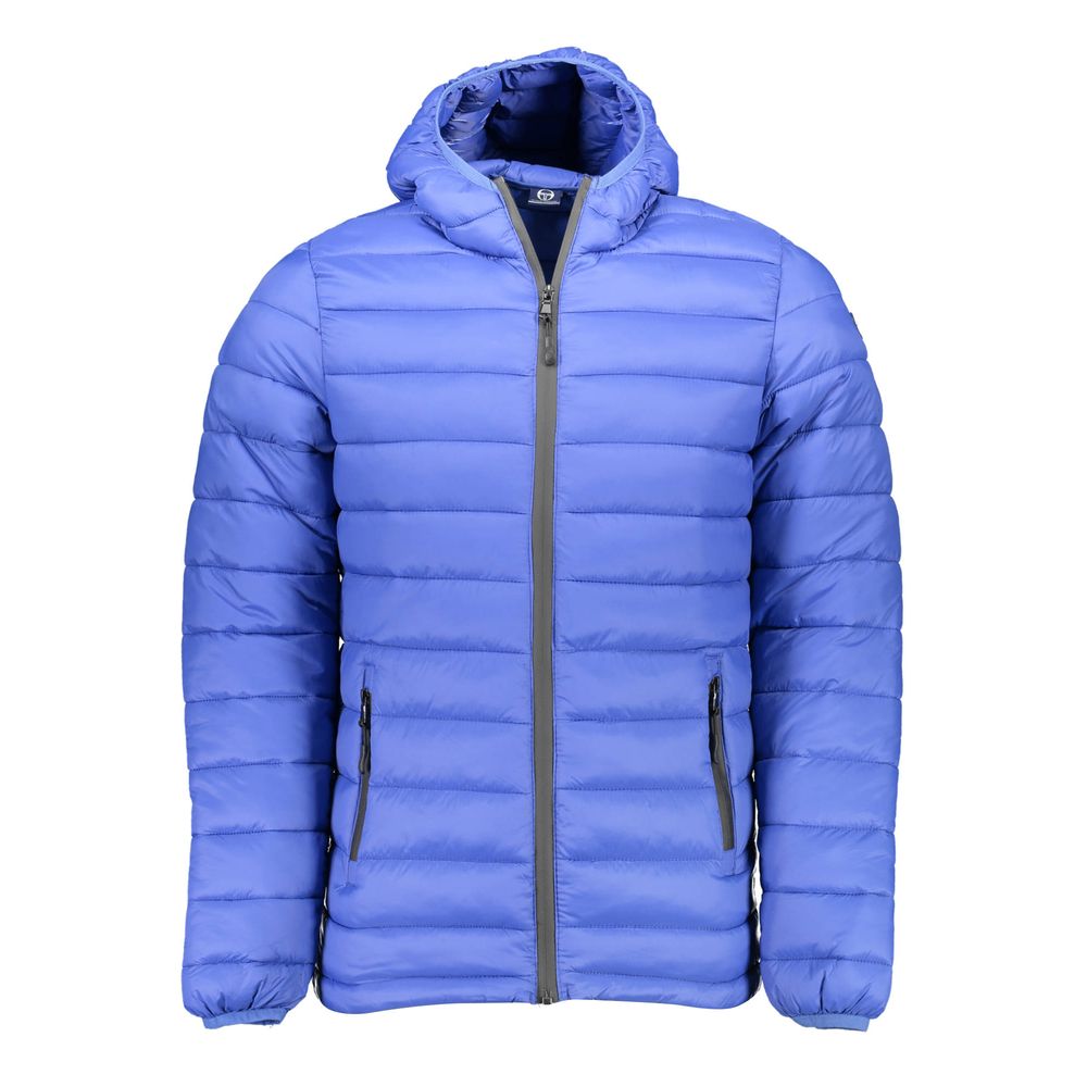 Sergio Tacchini Blue Polyester Jacket