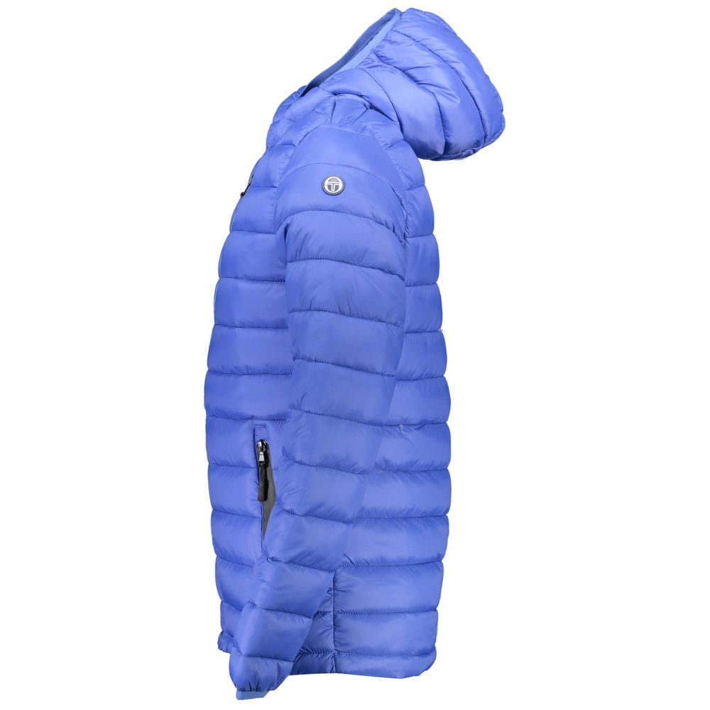 Sergio Tacchini Blue Polyester Jacket