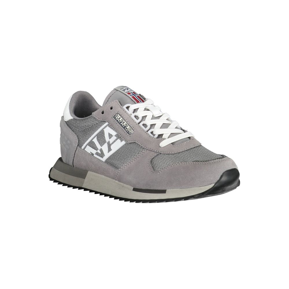 Napapijri Gray Polyester Sneaker