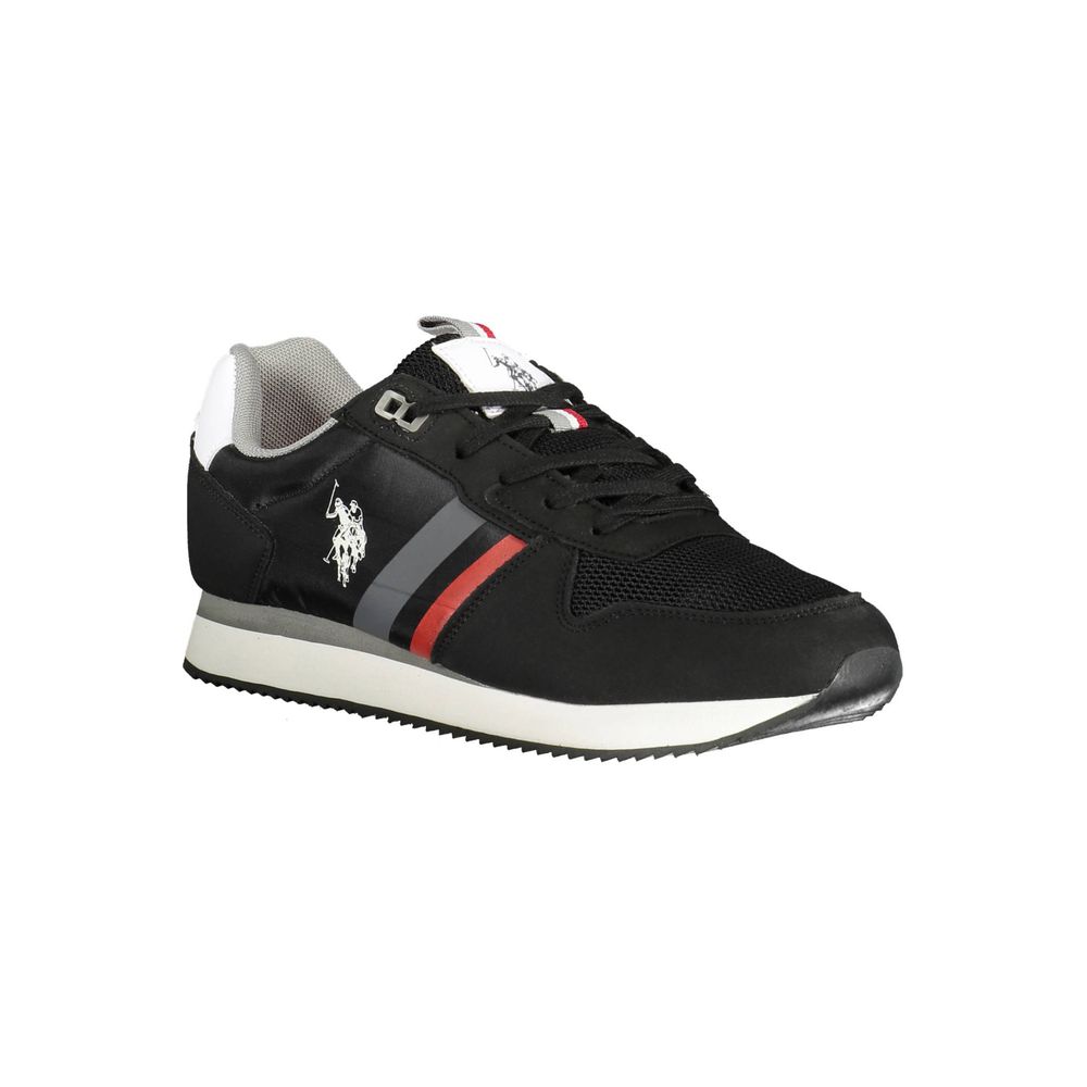 U.S. POLO ASSN. Black Polyester Sneaker