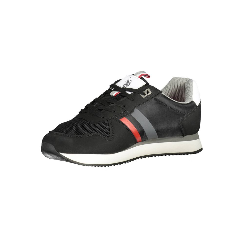 U.S. POLO ASSN. Black Polyester Sneaker