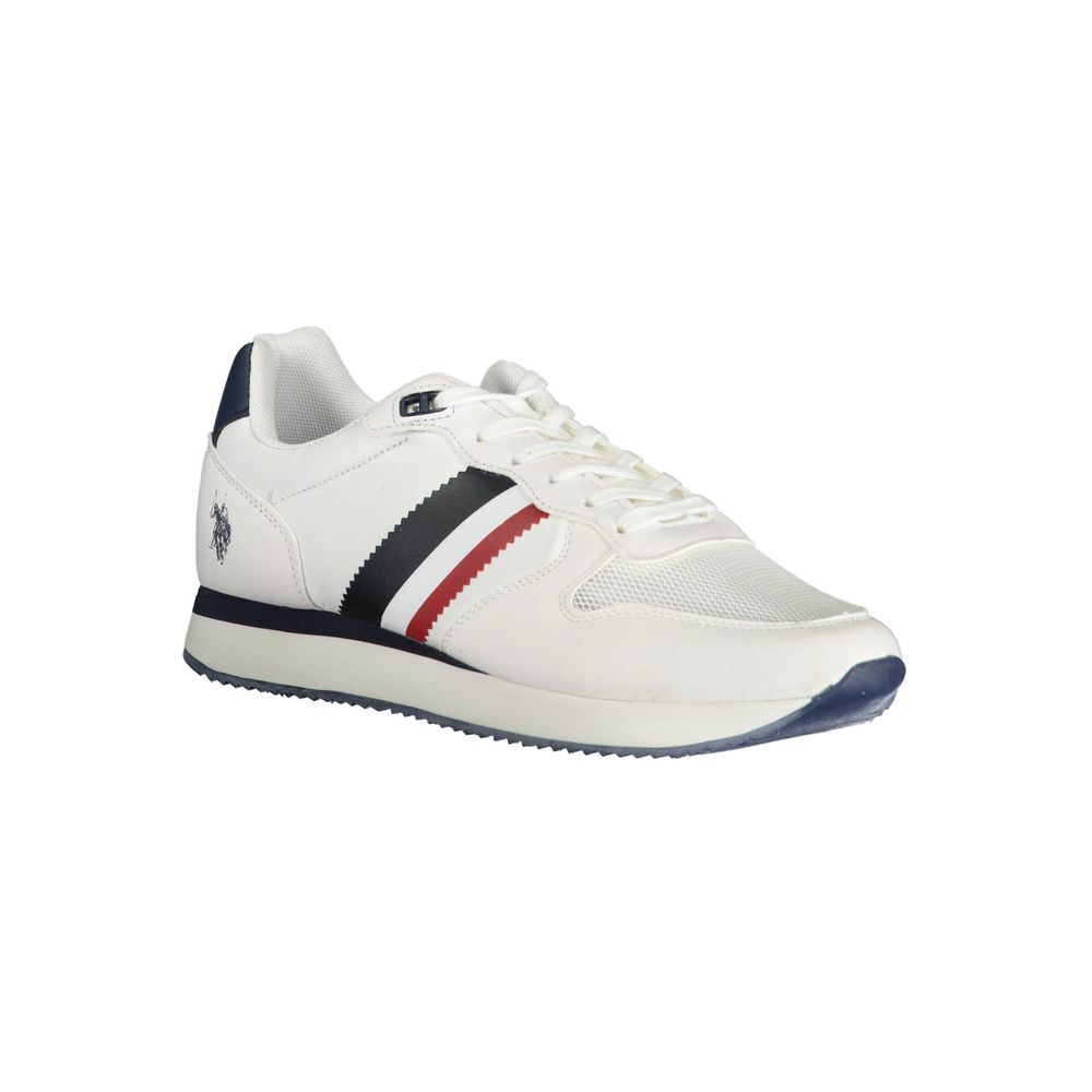 U.S. POLO ASSN. White Polyester Sneaker