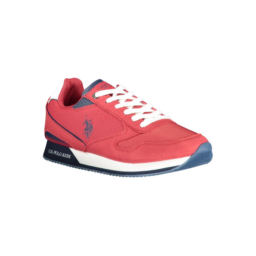 U.S. POLO ASSN. Red Polyester Sneaker