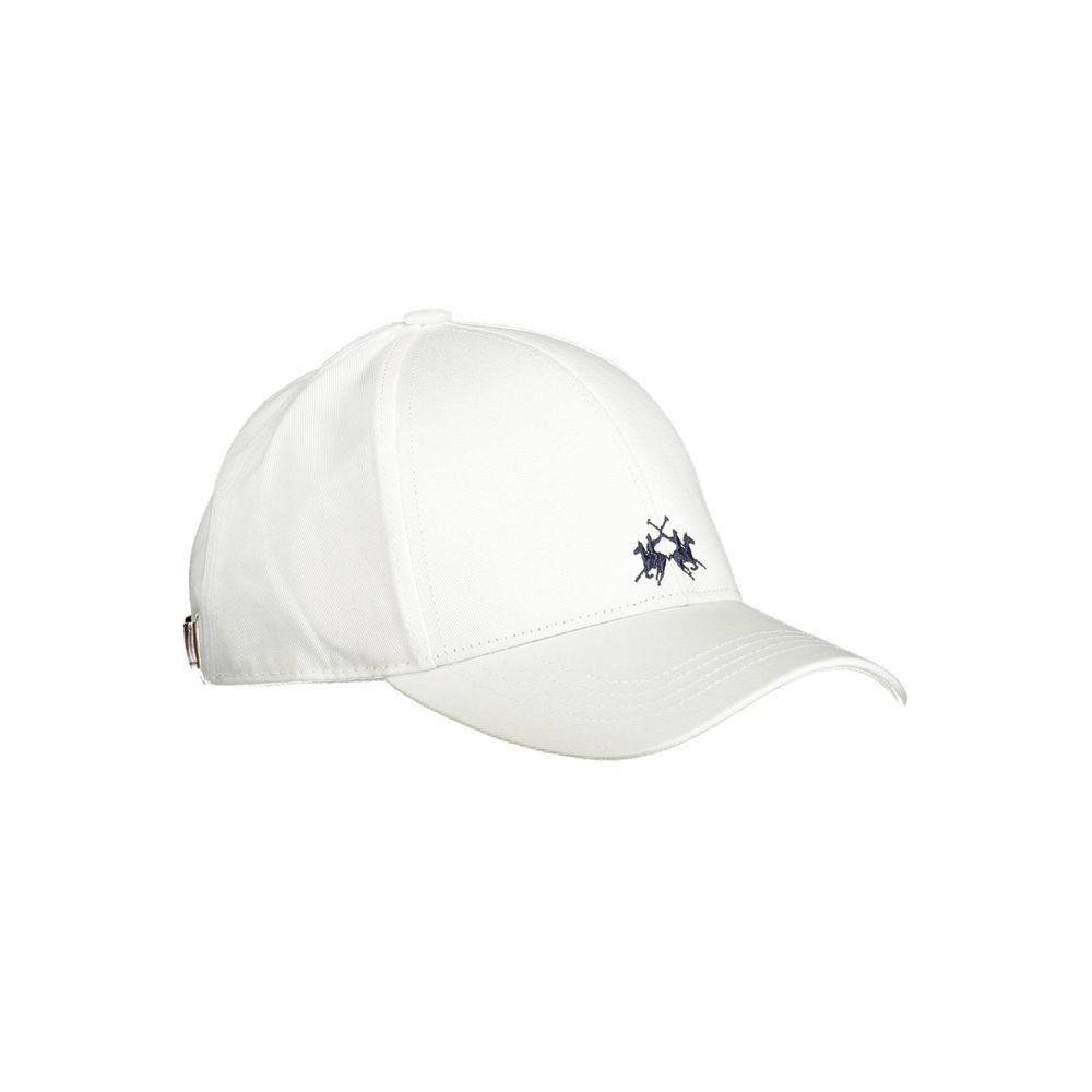 La Martina White Cotton Hats & Cap
