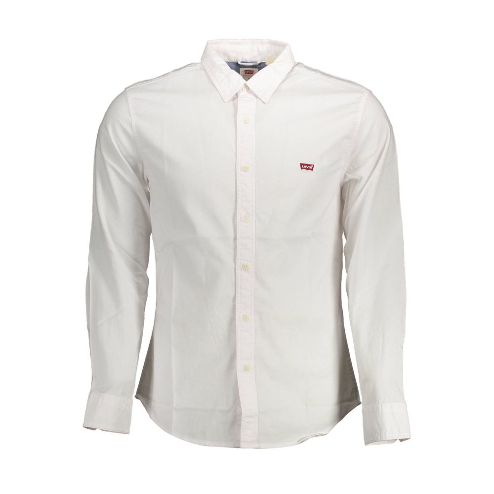 Levi's White Cotton Shirt
