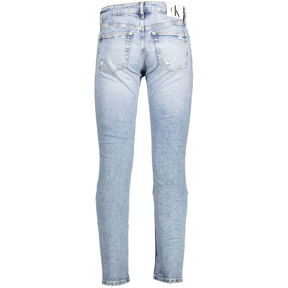 Calvin Klein Blue Cotton Jeans & Pant