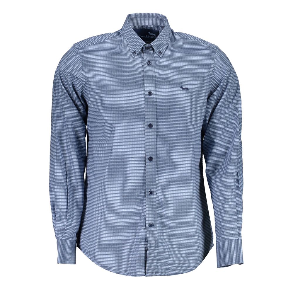 Harmont & Blaine Blue Cotton Shirt
