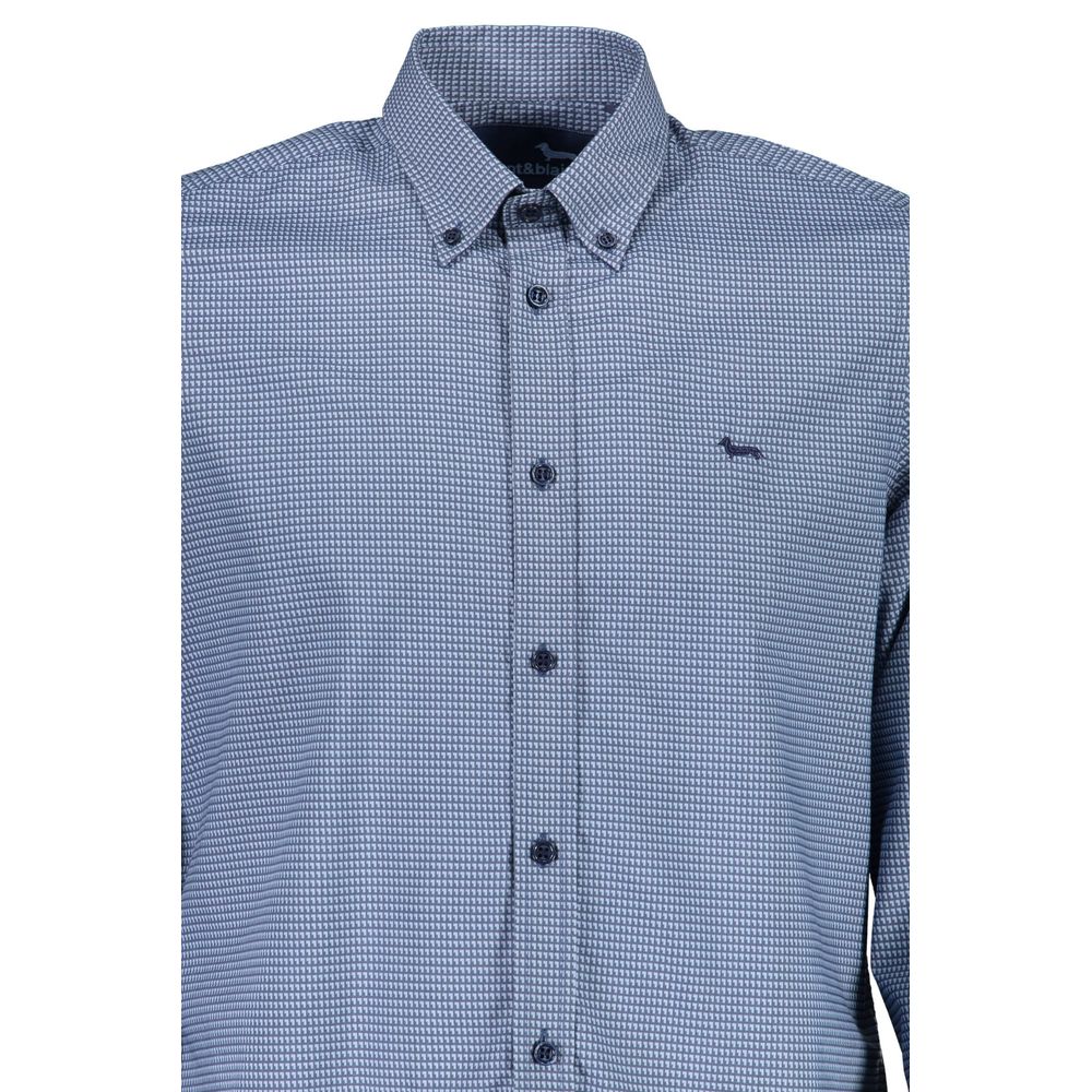 Harmont & Blaine Blue Cotton Shirt