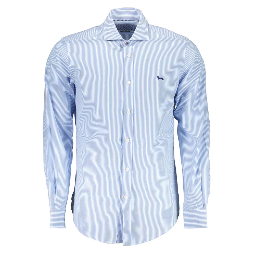 Harmont & Blaine Blue Cotton Shirt