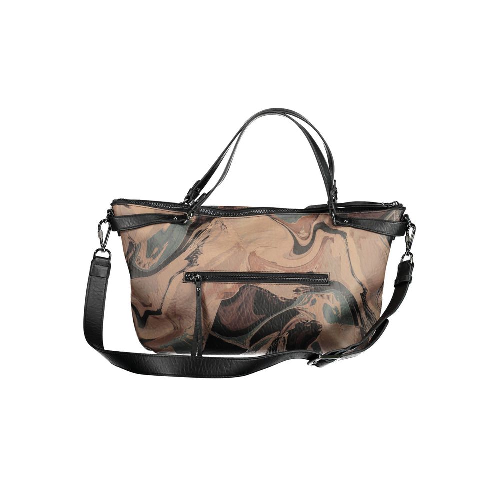 Desigual Brown Polyethylene Handbag
