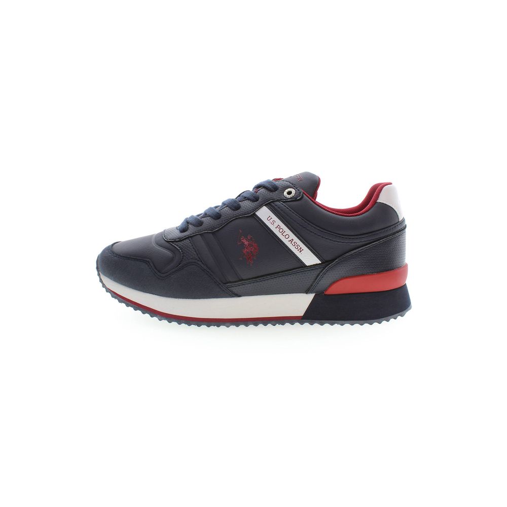 U.S. POLO ASSN. Blue Polyester Sneaker