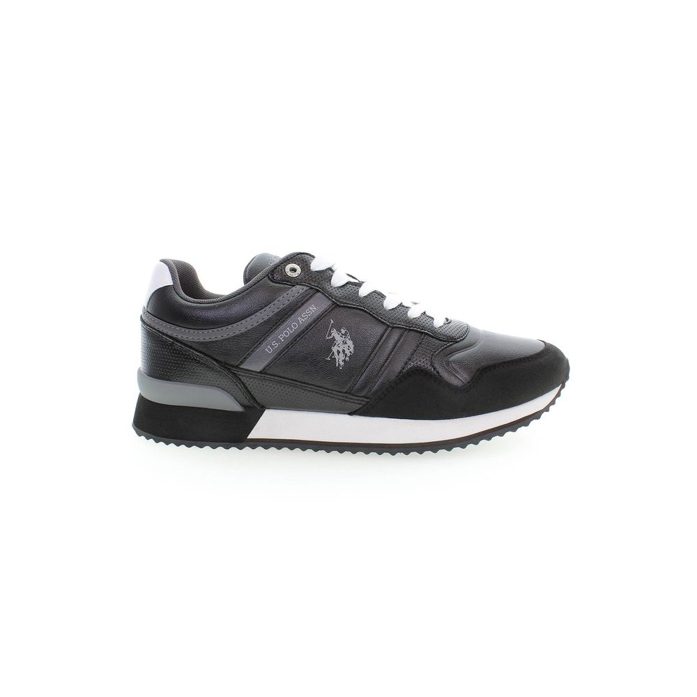 U.S. POLO ASSN. Black Polyester Sneaker