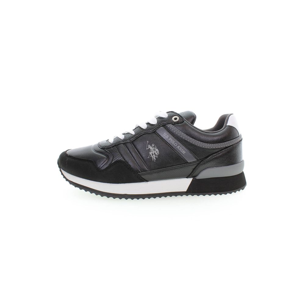U.S. POLO ASSN. Black Polyester Sneaker