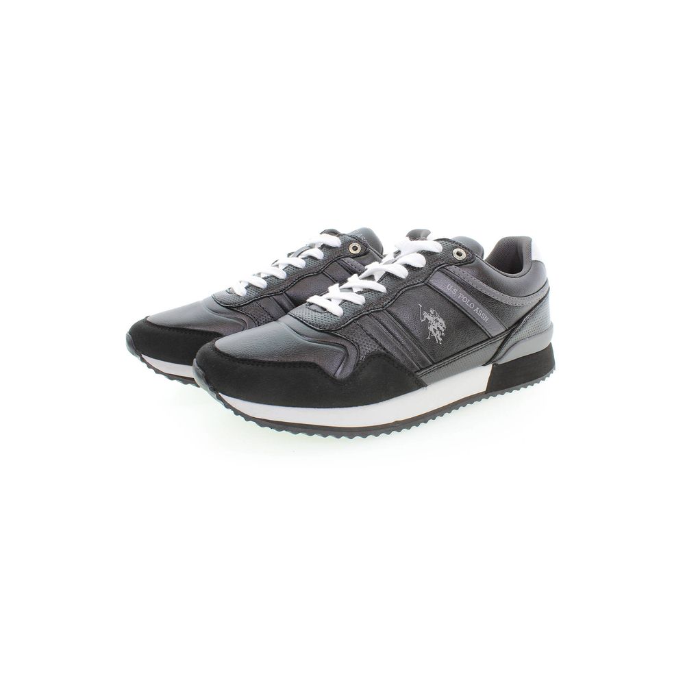 U.S. POLO ASSN. Black Polyester Sneaker