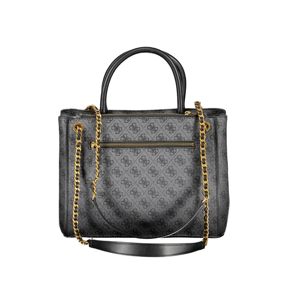 Guess Jeans Black Polyethylene Handbag