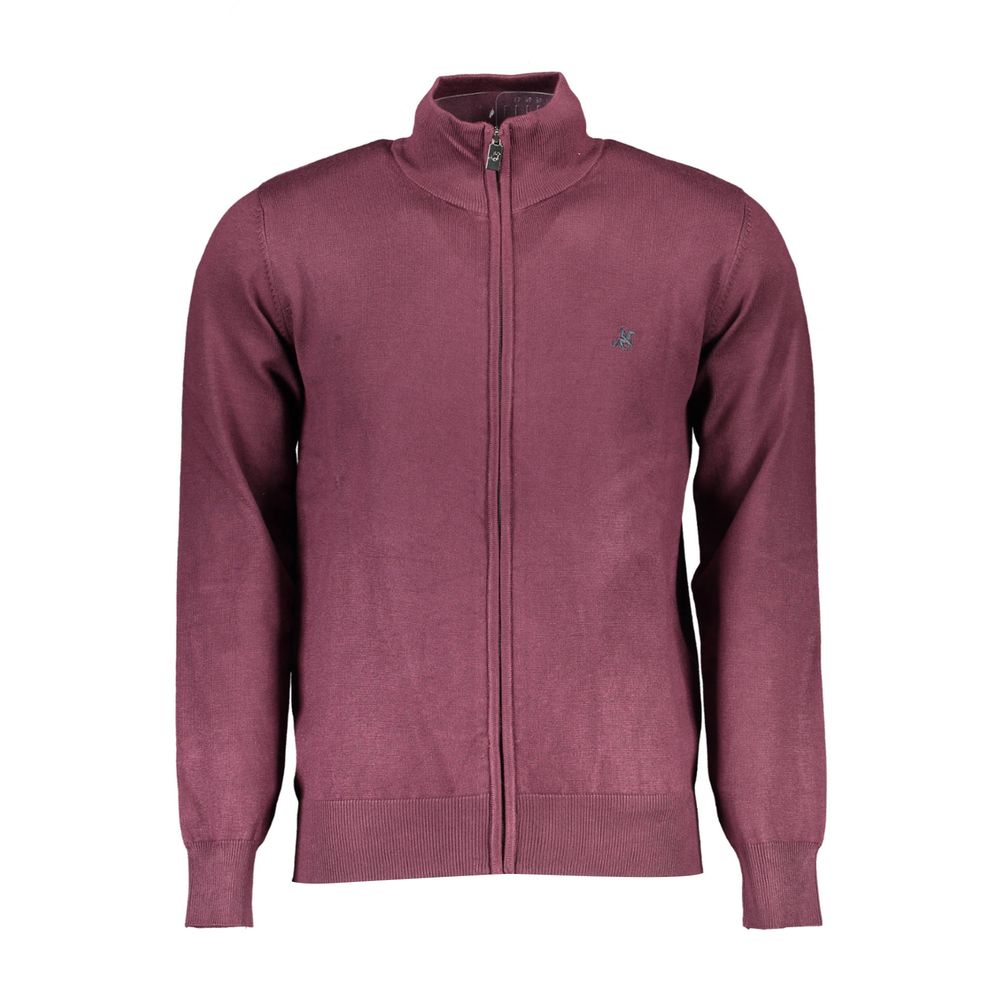 U.S. Grand Polo Red Nylon Sweater