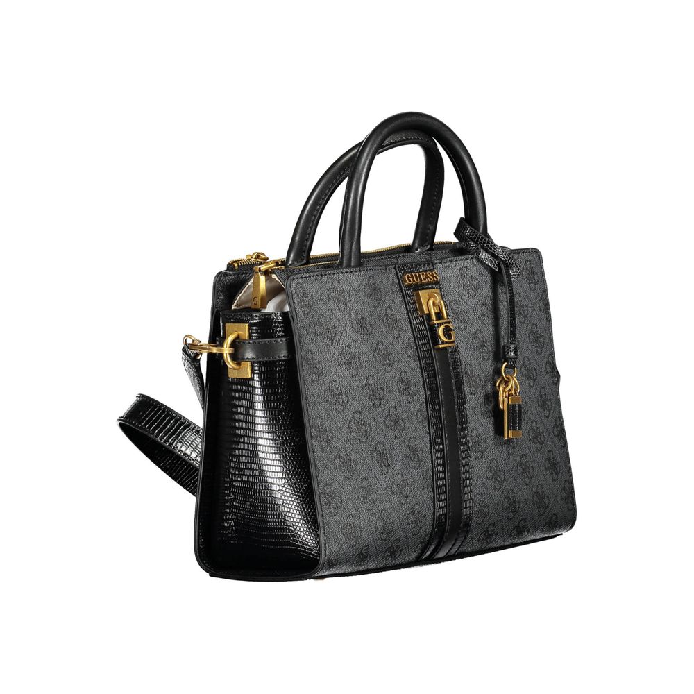 Guess Jeans Black Polyethylene Handbag