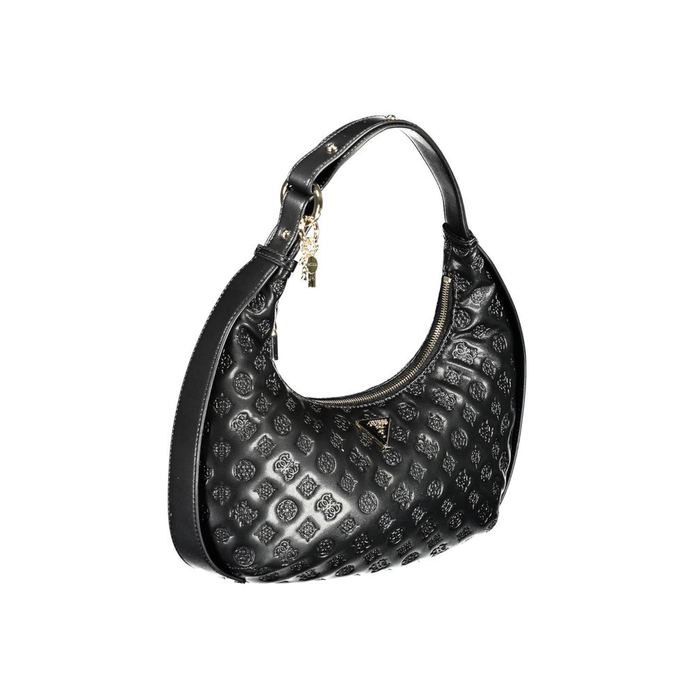 Guess Jeans Black Polyethylene Handbag
