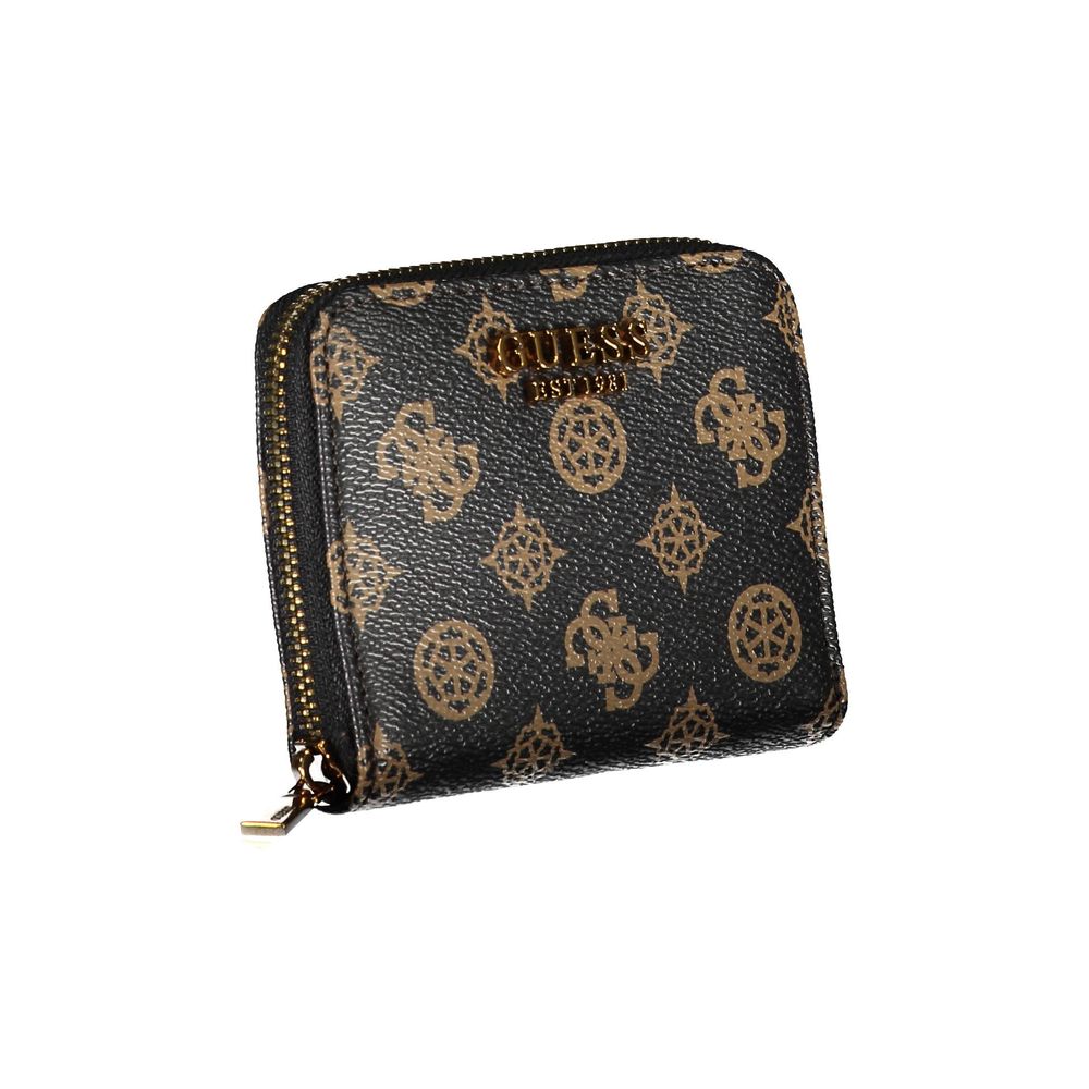 Guess Jeans Brown Polyethylene Wallet