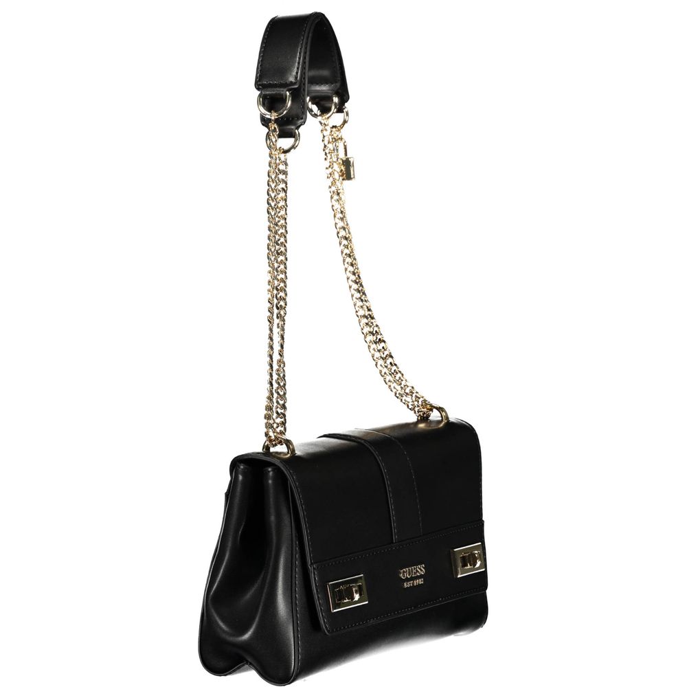 Guess Jeans Black Polyethylene Handbag