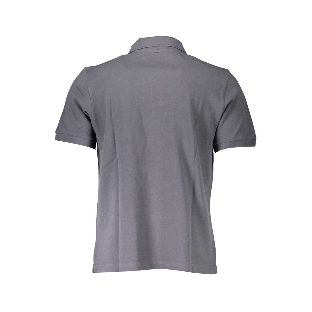North Sails Gray Cotton Polo Shirt