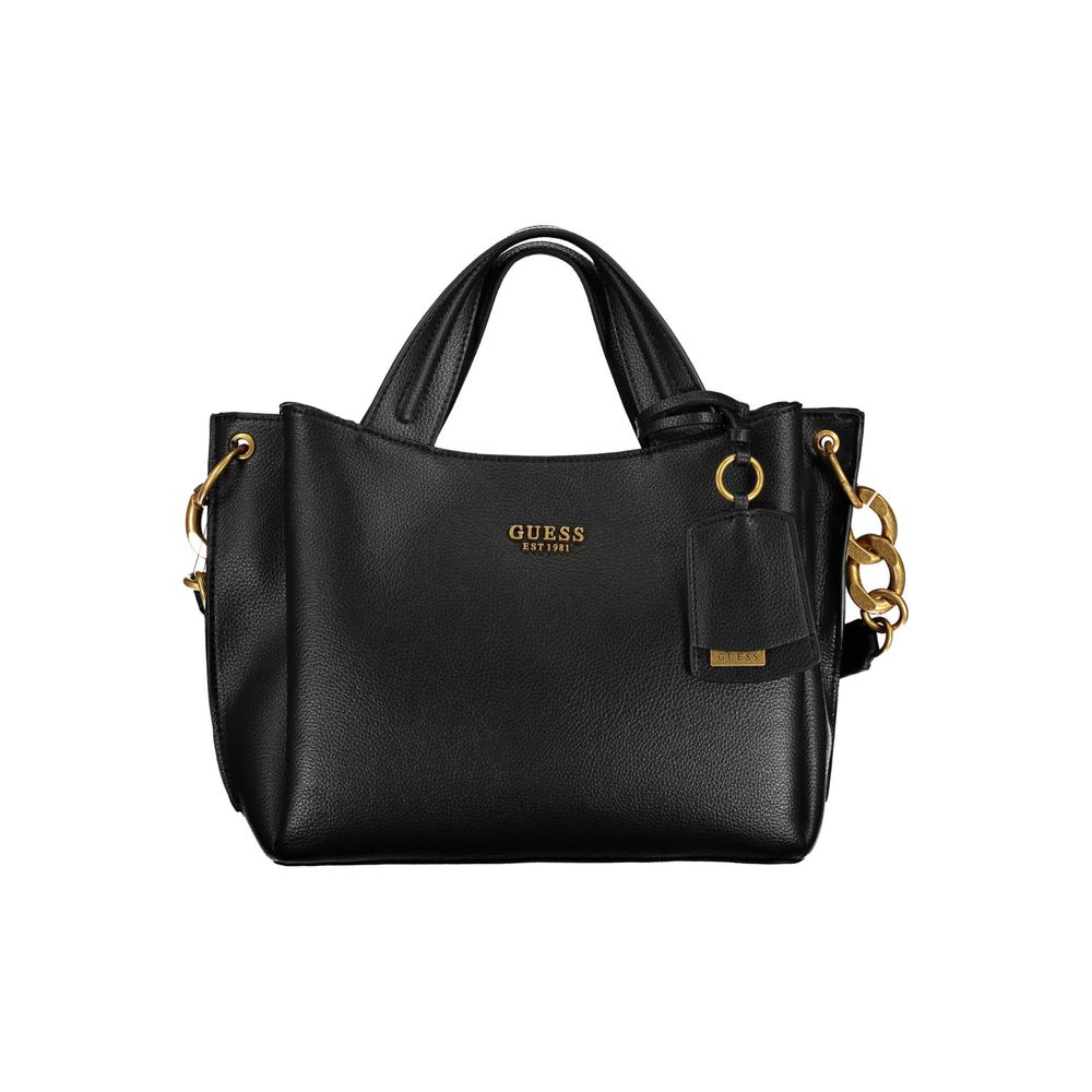 Guess Jeans Black Polyethylene Handbag