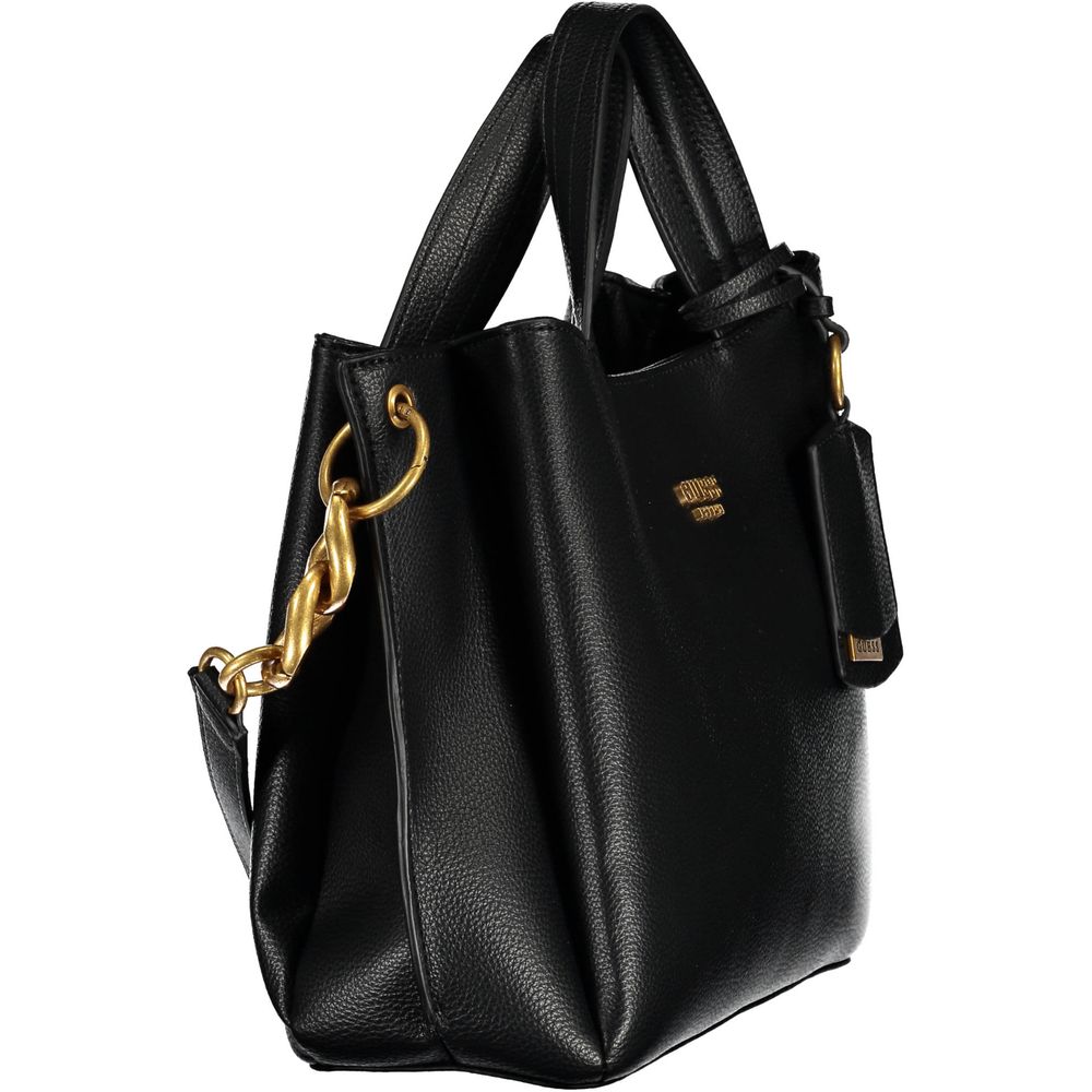 Guess Jeans Black Polyethylene Handbag