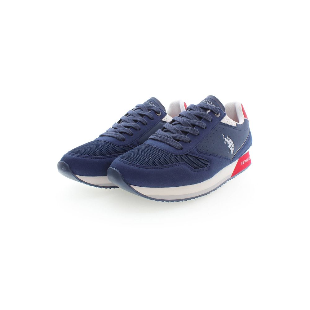 U.S. POLO ASSN. Blue Polyester Sneaker