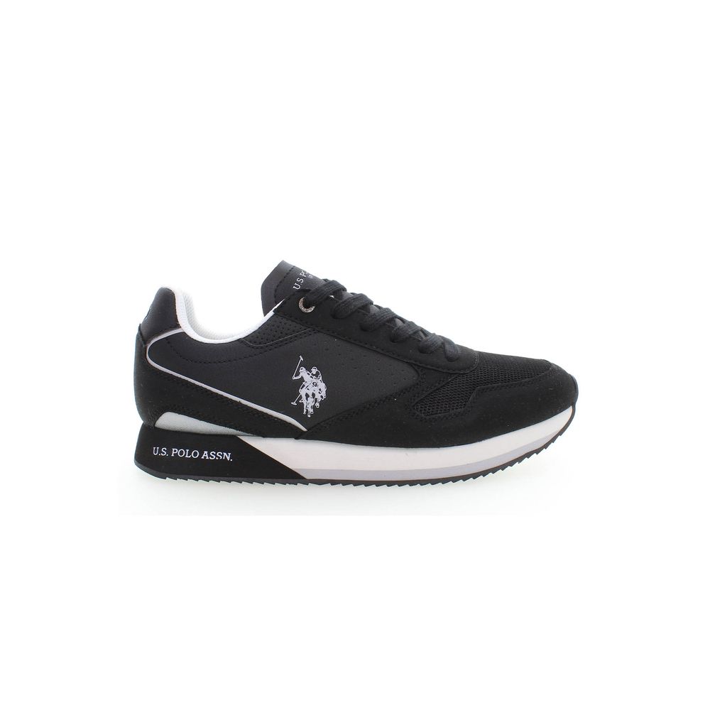 U.S. POLO ASSN. Black Polyester Sneaker