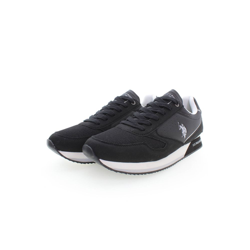 U.S. POLO ASSN. Black Polyester Sneaker