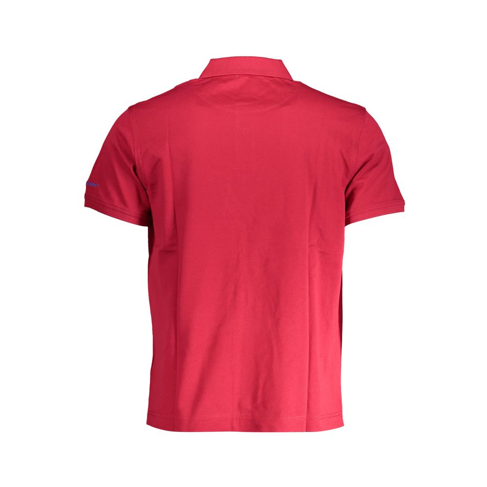 Harmont & Blaine Red Cotton Polo Shirt