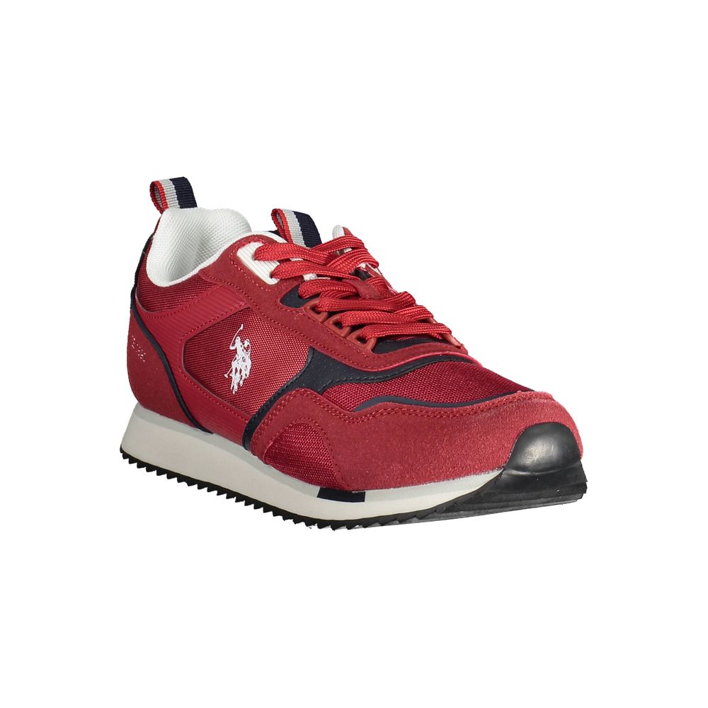 U.S. POLO ASSN. Red Polyester Sneaker