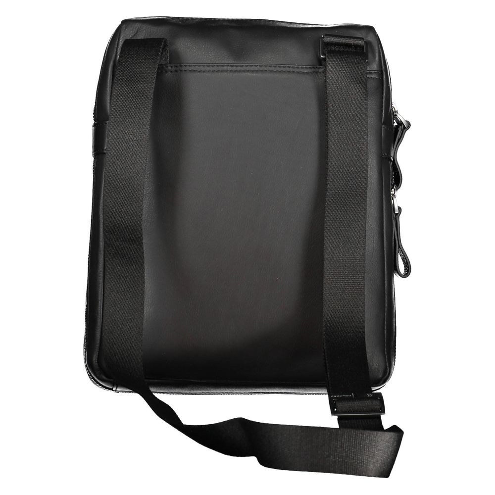 Piquadro Black Leather Shoulder Bag