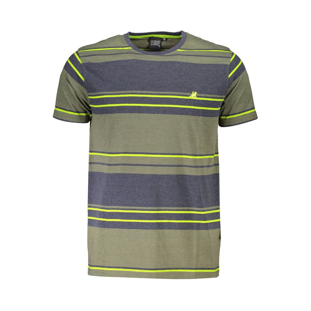 U.S. Grand Polo Green Cotton T-Shirt
