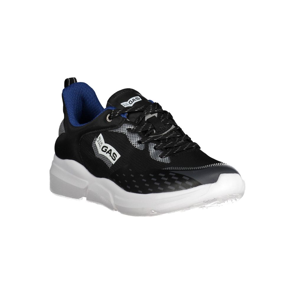 Gas Black Artificial Leather Sneaker