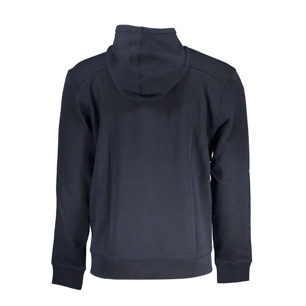 Modri bombažni pulover Hugo Boss